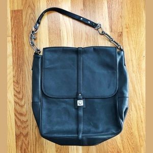 Black Lanvin Leather Work Bag